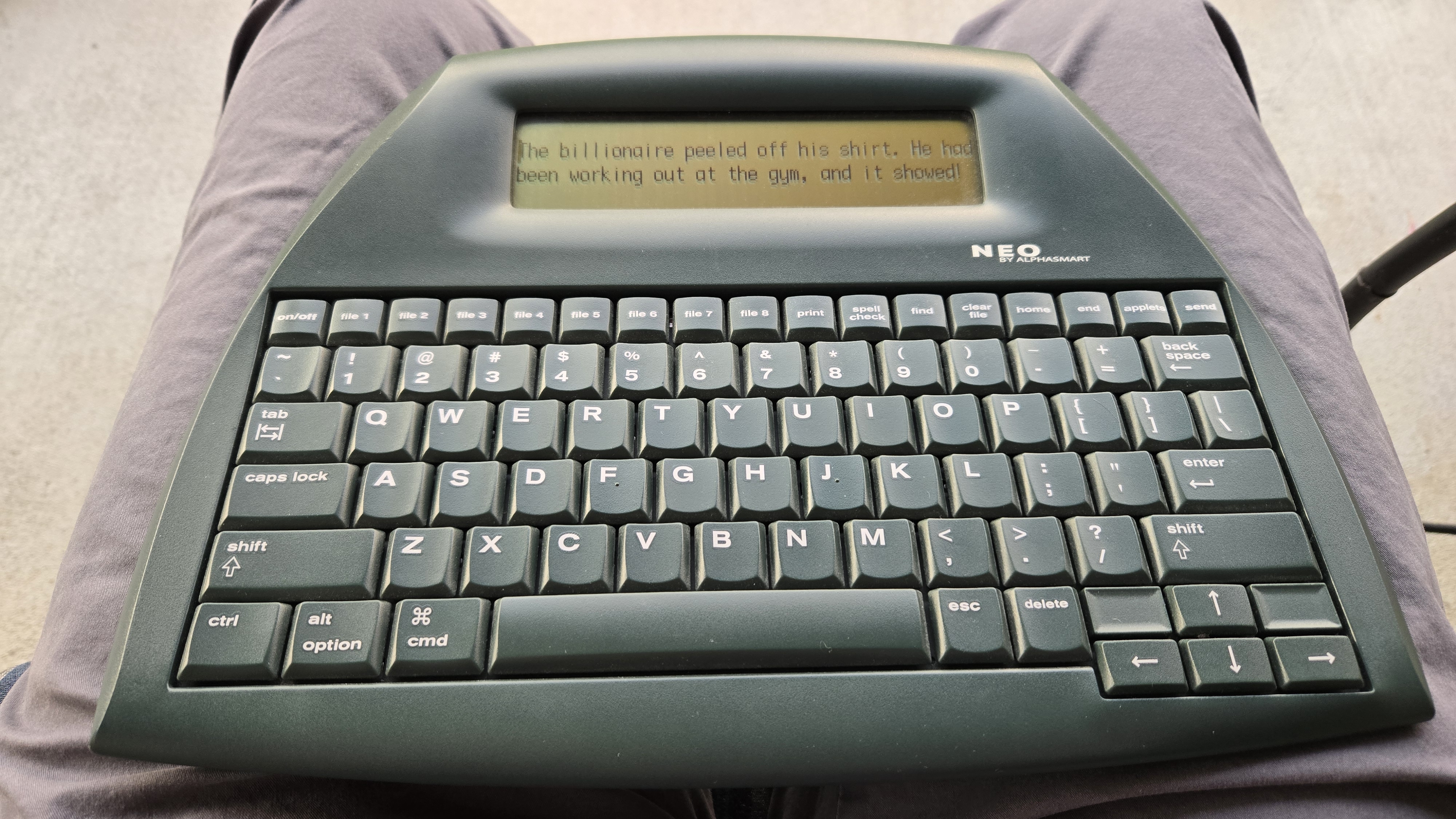 DOSwriter screenshot